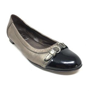 AGL Ballet Flats Shoes Size 37 EU/7 US Silver